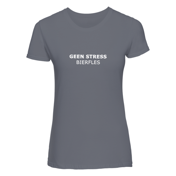 Geen stress bierfles | T-shirt