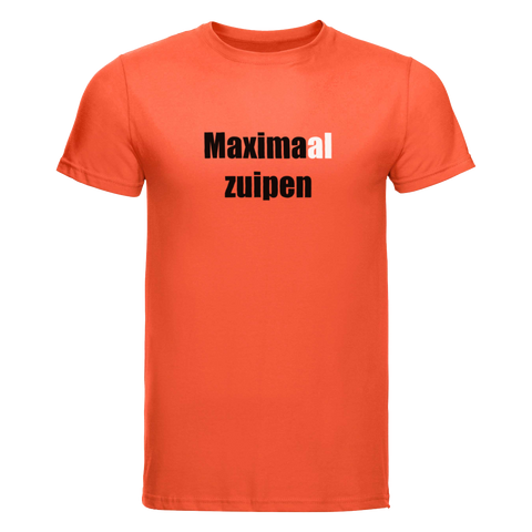 Maximaal zuipen | Koningsdag t-shirt