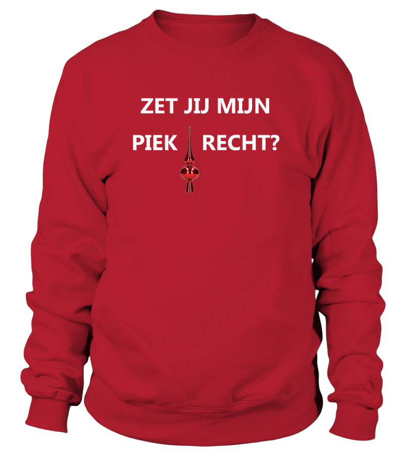 Zet jij mijn piek recht? Kersttrui Ladderzat shop Zet jij mijn piek recht? Kersttrui Ladderzat shop