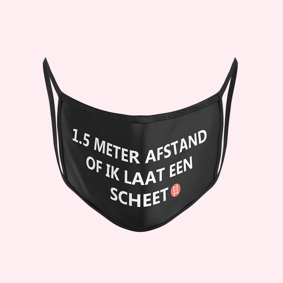 1.5 meter afstand | Mondkapje