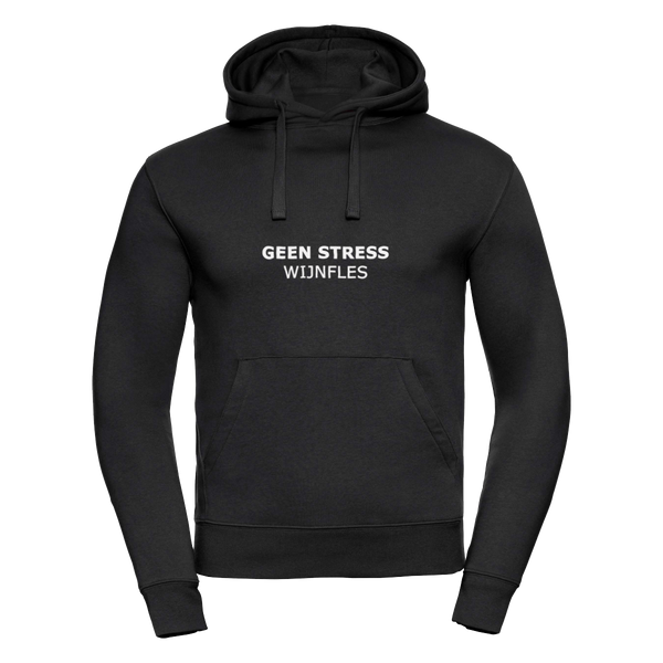 Geen stress wijnfles | Hoodie