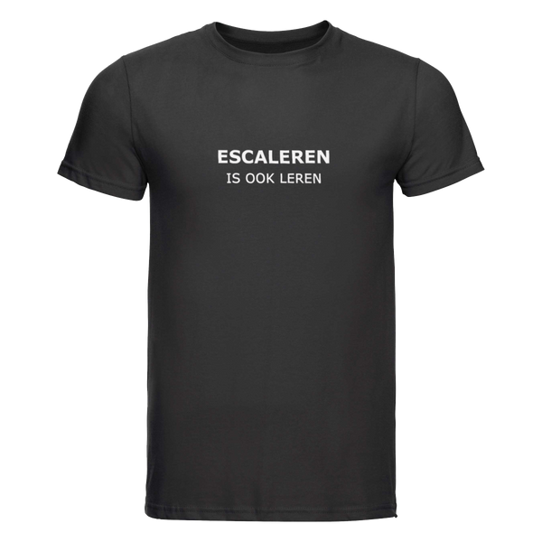 Escaleren is ook leren | T-shirt