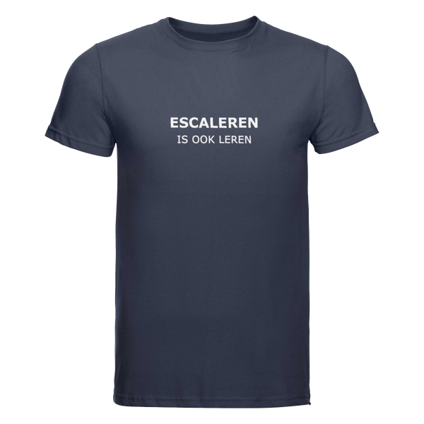 Escaleren is ook leren | T-shirt