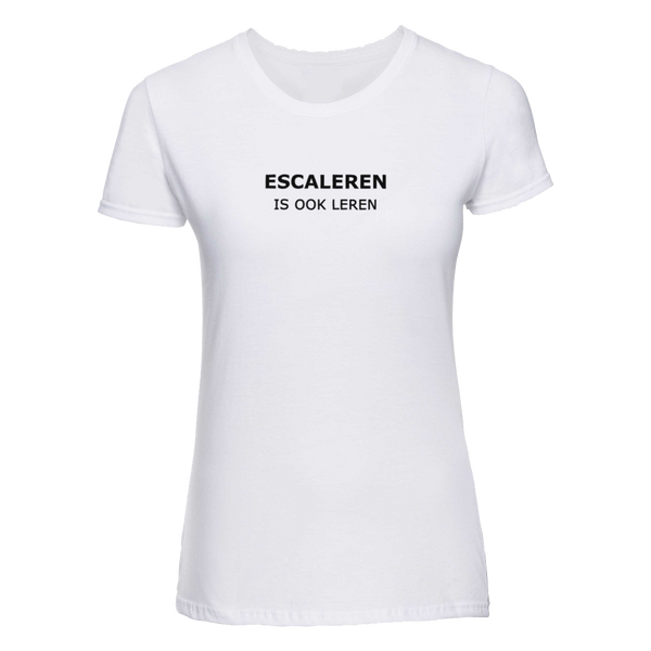 Escaleren is ook leren | T-shirt