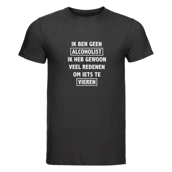 Ik ben geen alcoholist | T-shirt