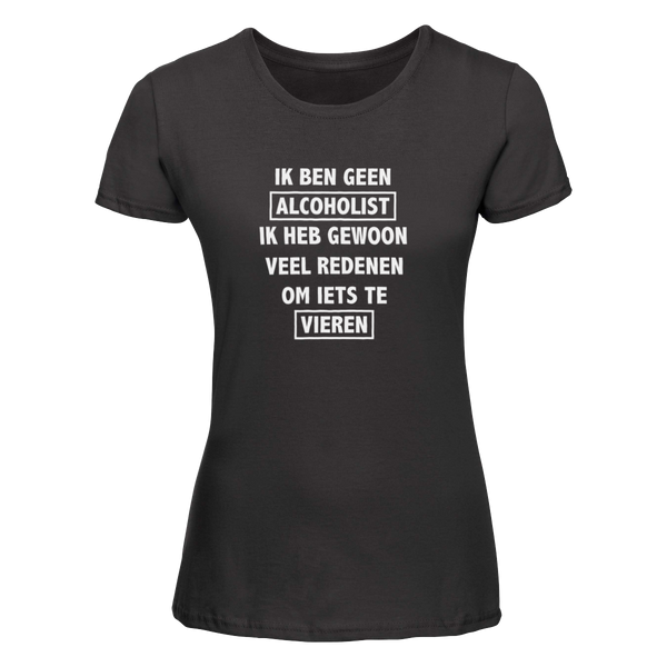 Ik ben geen alcoholist | T-shirt
