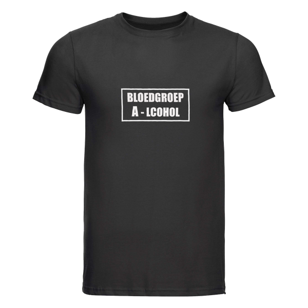 Bloedgroep A-lcohol | T-shirt