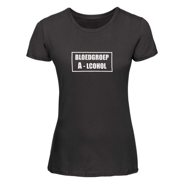 Bloedgroep A-lcohol | T-shirt