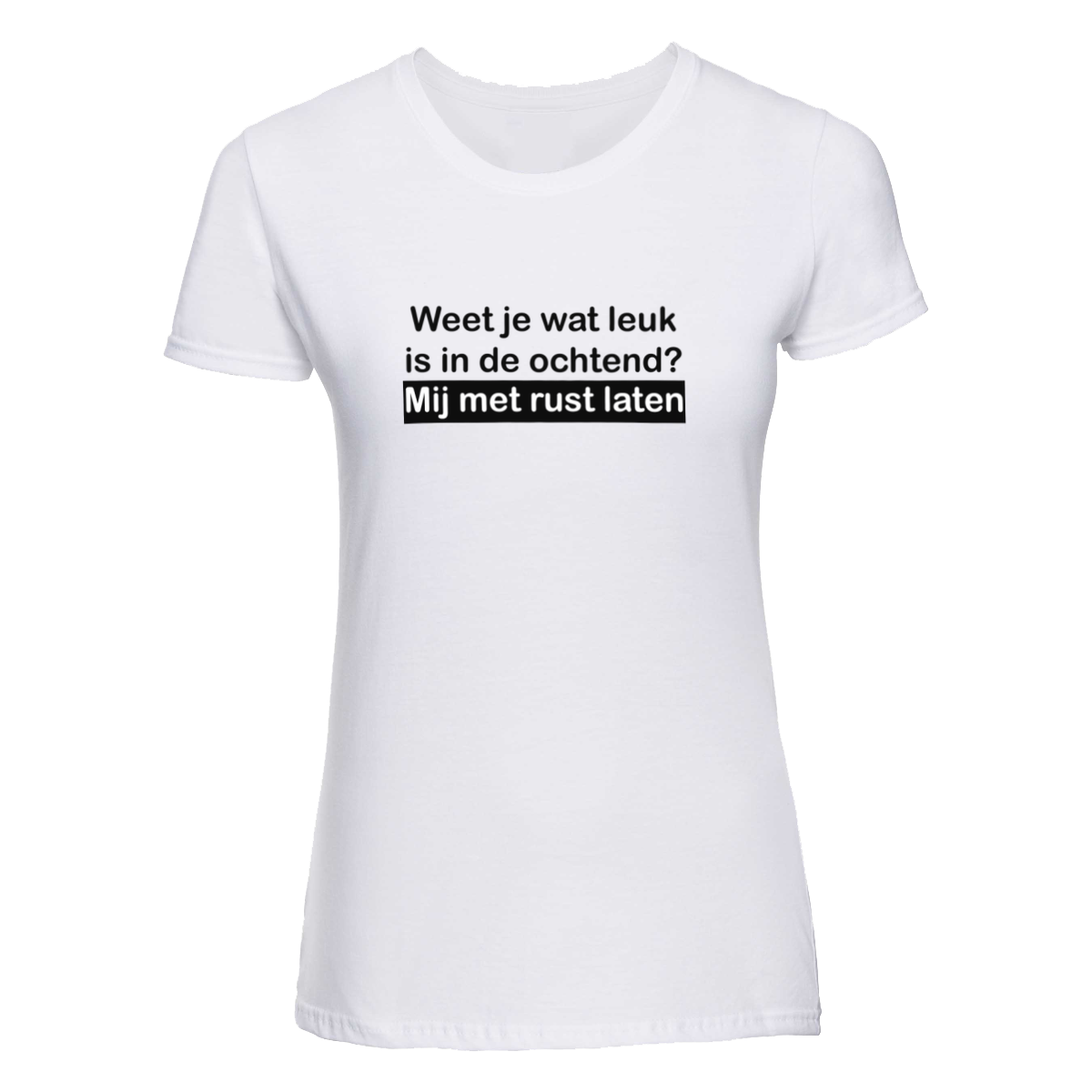 Ochtendhumeur | Dames t-shirt | Maat M