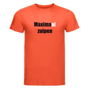 Maximaal zuipen | Koningsdag t-shirt