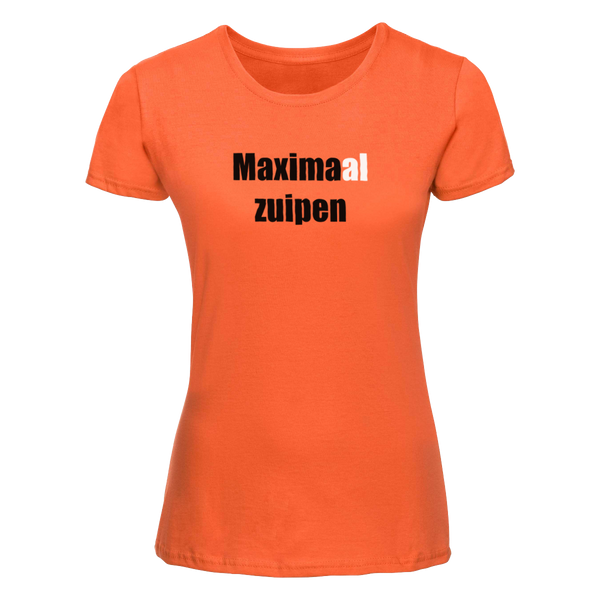 Maximaal zuipen | Koningsdag t-shirt