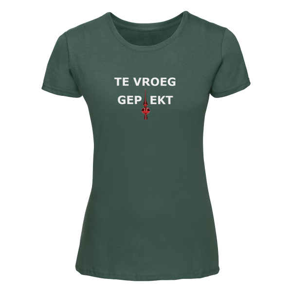 Te vroeg gepiekt | T-shirt
