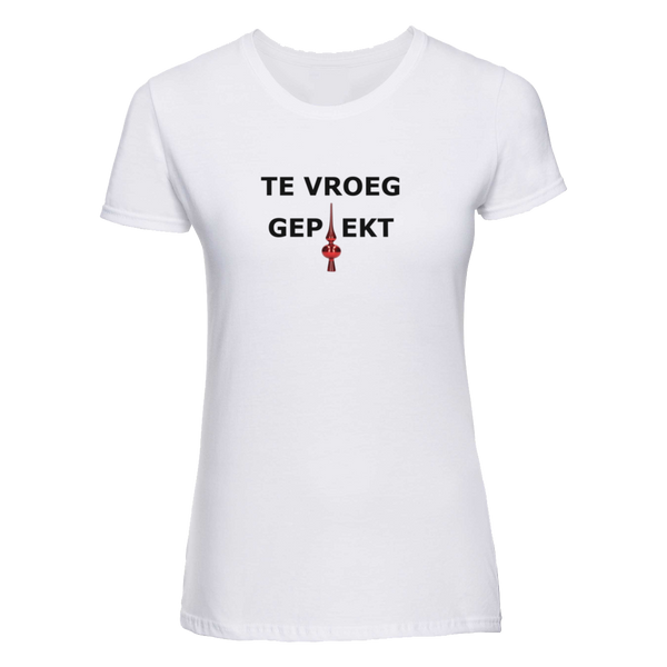 Te vroeg gepiekt | T-shirt