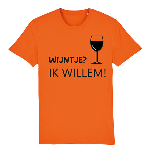 Wijntje ik Willem | Koningsdag t-shirt