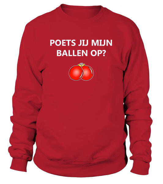 Poets jij mijn ballen op? | Kersttrui