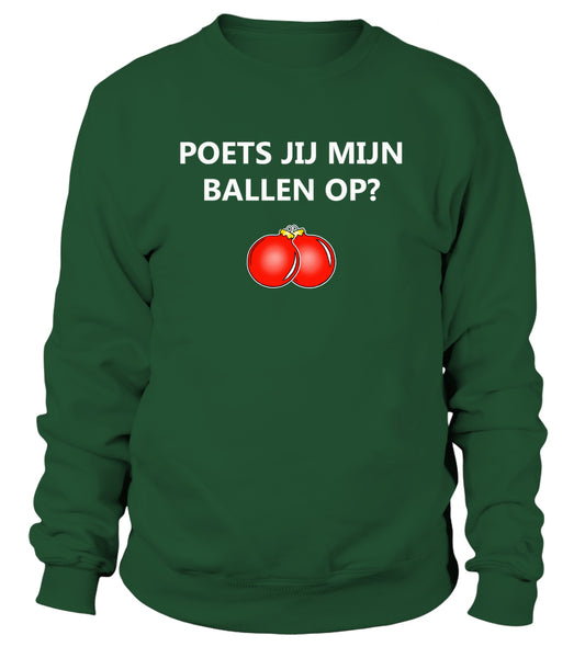 Poets jij mijn ballen op? | Kersttrui