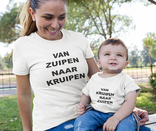 Van zuipen naar kruipen | T-shirt